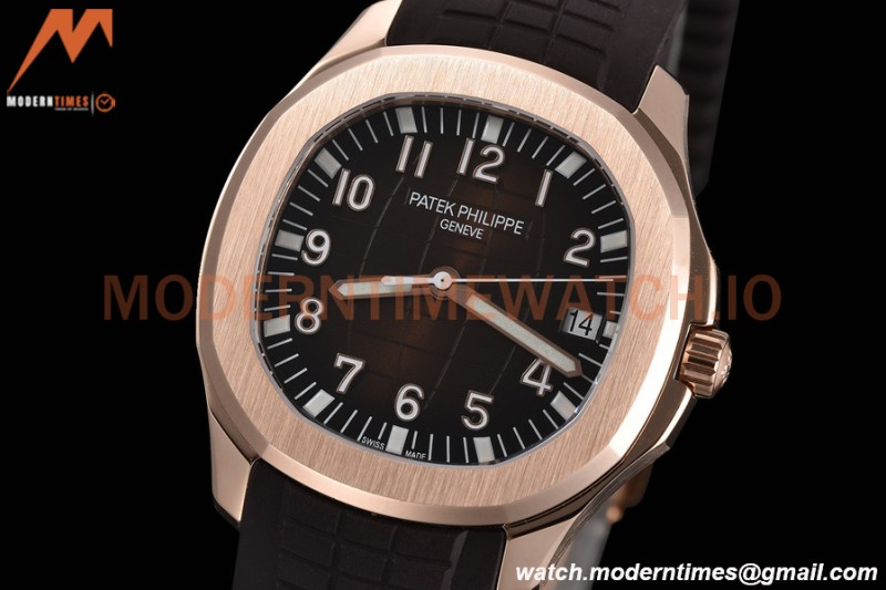 Patek Philippe - Aquanaut 5167R 40mm Tungsten Gain Weight RG/RU Brown/Num CTF A324