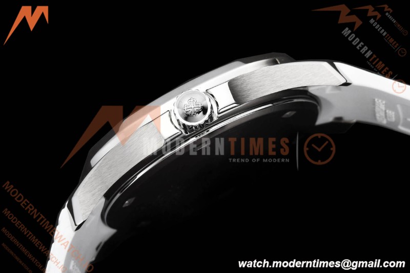 Patek Philippe - Aquanaut 5267 38.8mm SS/RU Dia/Num White Dial ZF Swiss Qtz