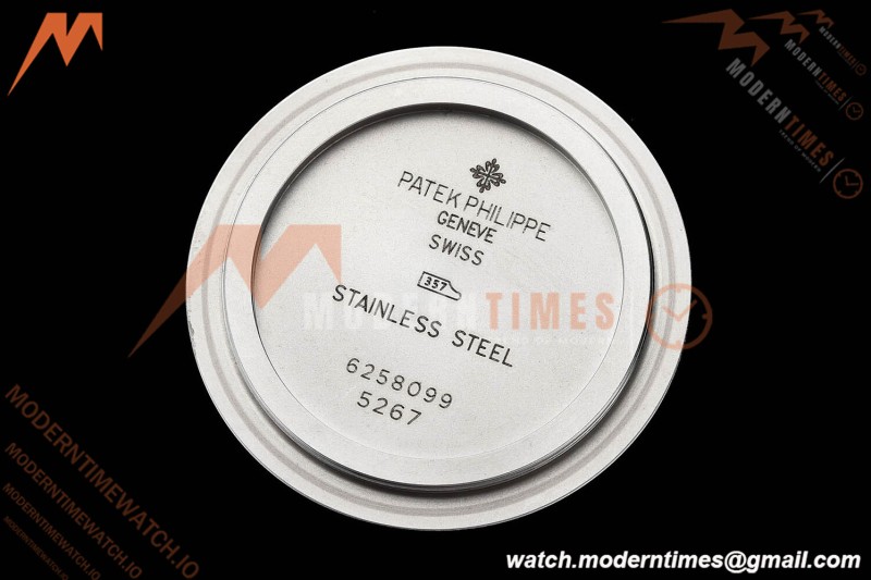 Patek Philippe - Aquanaut 5267 38.8mm SS/RU Dia/Num White Dial ZF Swiss Qtz