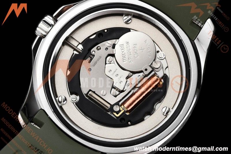 Patek Philippe - Aquanaut 5267 38.8mm SS/RU Dia/Num Green Dial ZF Swiss Qtz