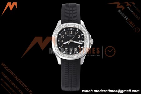 Patek Philippe - Aquanaut 5267 38.8mm SS/RU Dia/Num Black Dial ZF Swiss Qtz | 파텍 필립 - 아쿠아넛 5267 38.8mm SS/RU 직경/숫자 블랙 다이얼 ZF 스위스 Qtz