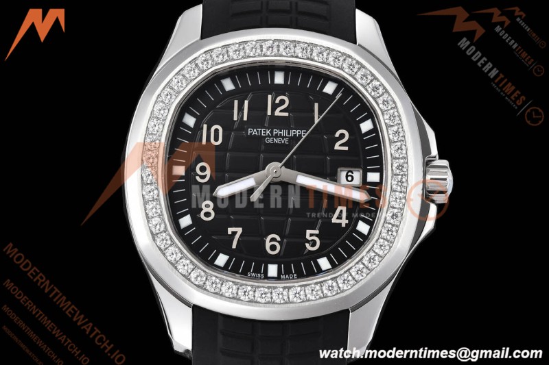 Patek Philippe - Aquanaut 5267 38.8mm SS/RU Dia/Num Black Dial ZF Swiss Qtz