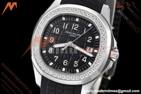 Patek Philippe - Aquanaut 5267 38.8mm SS/RU Dia/Num Black Dial ZF Swiss Qtz | 파텍 필립 - 아쿠아넛 5267 38.8mm SS/RU 직경/숫자 블랙 다이얼 ZF 스위스 Qtz