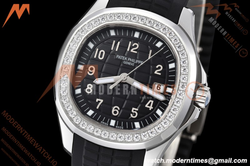 Patek Philippe - Aquanaut 5267 38.8mm SS/RU Dia/Num Black Dial ZF Swiss Qtz