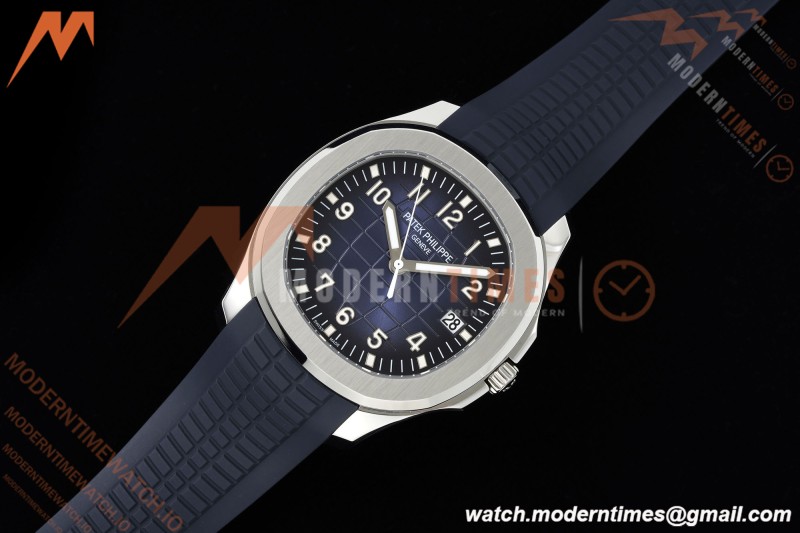 Patek Philippe - Aquanaut 5168G Gain Weight 42mm SS/RU Gradient Blue Dial APW A324