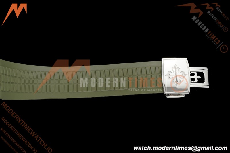 Patek Philippe - Aquanaut 5168G Gain Weight 42mm SS/RU Avocado Green Dial APW A324