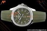 Patek Philippe - Aquanaut 5168G Gain Weight 42mm SS/RU Avocado Green Dial APW A324