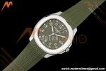 Patek Philippe - Aquanaut 5168G Gain Weight 42mm SS/RU Avocado Green Dial APW A324