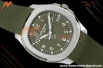 Patek Philippe - Aquanaut 5168G Gain Weight 42mm SS/RU Avocado Green Dial APW A324