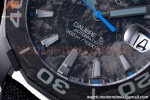 Tag Heuer - Aquaracer Caliber 5 41mm PVD/NY Carbon Black/Blue TARF SW200
