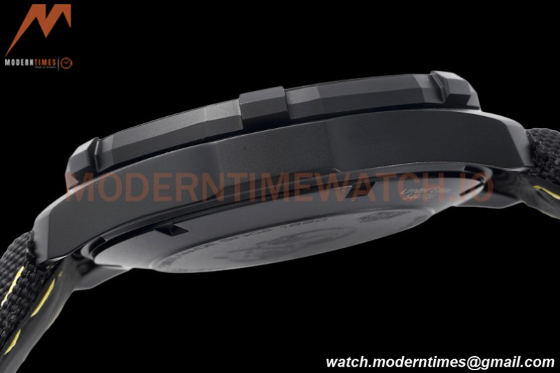 Tag Heuer - Aquaracer Caliber 5 41mm PVD/NY Carbon Black/Yelw TARF SW200