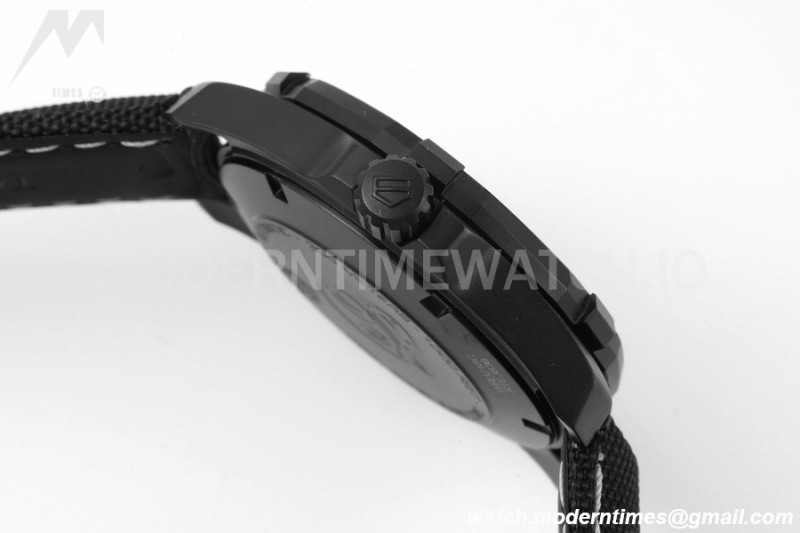 Tag Heuer - Aquaracer Caliber 5 41mm PVD/NY Carbon Black/Gold TARF SW200