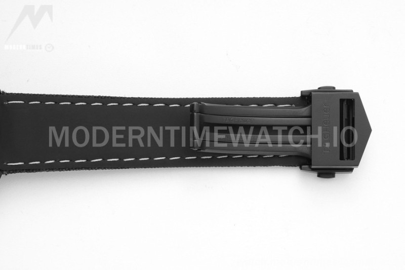 Tag Heuer - Aquaracer Caliber 5 41mm PVD/NY Carbon Black/Gold TARF SW200