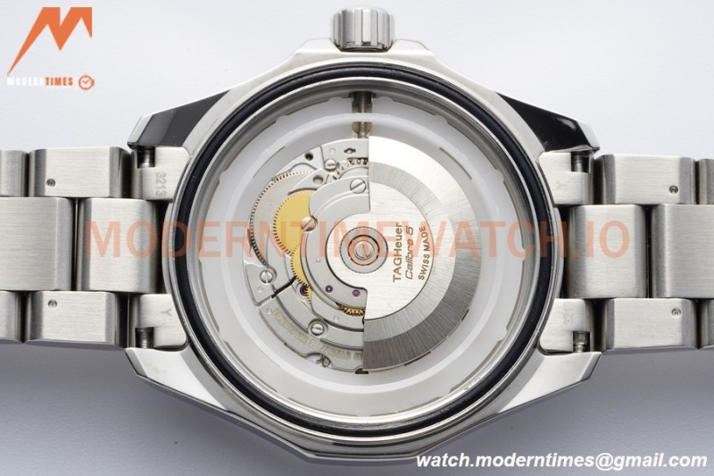 Tag Heuer - Aquaracer Caliber 5 43mm SS/SS Black TARF SW200
