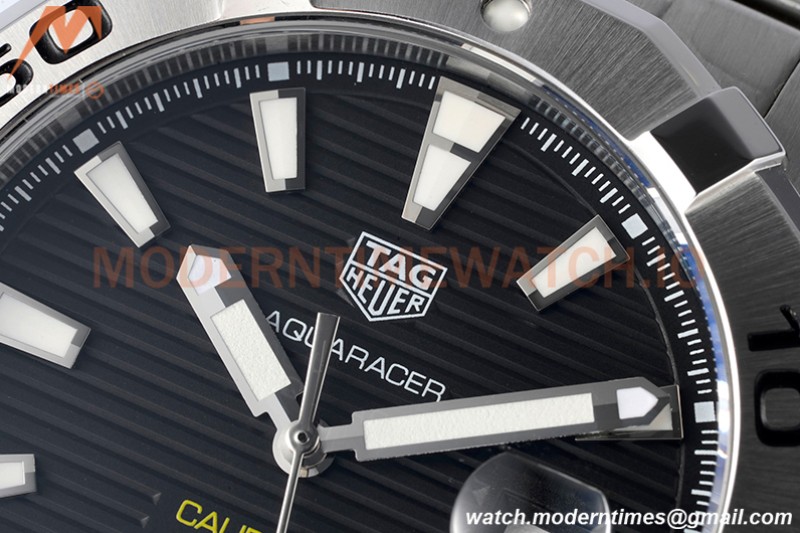 Tag Heuer - Aquaracer Caliber 5 43mm SS/SS Black TARF SW200