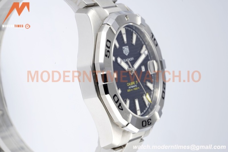 Tag Heuer - Aquaracer Caliber 5 43mm SS/SS Black TARF SW200