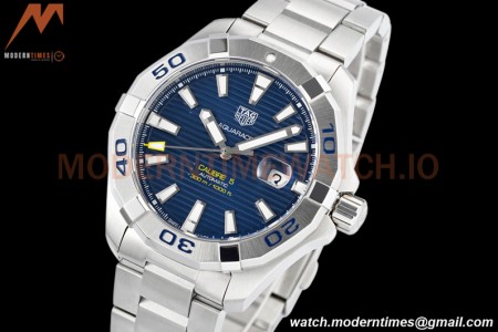 Tag Heuer - Aquaracer Caliber 5 43mm SS/SS Blue TARF SW200