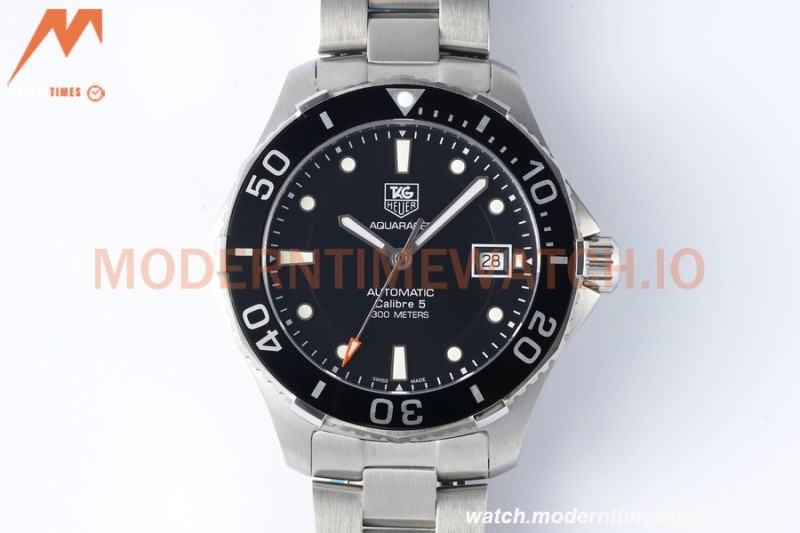 Tag Heuer - Aquaracer Caliber 5 41mm SS/SS Black TARF SW200
