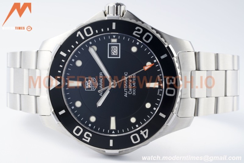 Tag Heuer - Aquaracer Caliber 5 41mm SS/SS Black TARF SW200