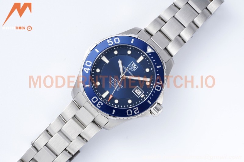 Tag Heuer - Aquaracer Caliber 5 41mm SS/SS Blue TARF SW200