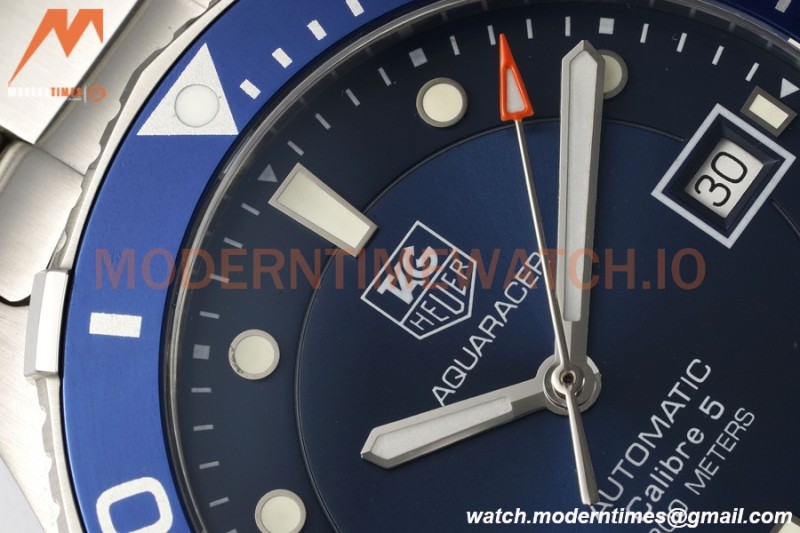 Tag Heuer - Aquaracer Caliber 5 41mm SS/SS Blue TARF SW200