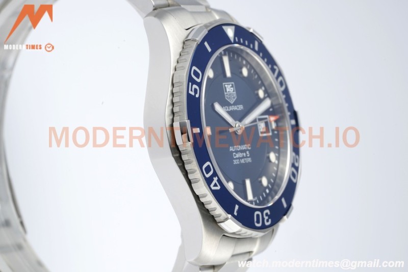 Tag Heuer - Aquaracer Caliber 5 41mm SS/SS Blue TARF SW200