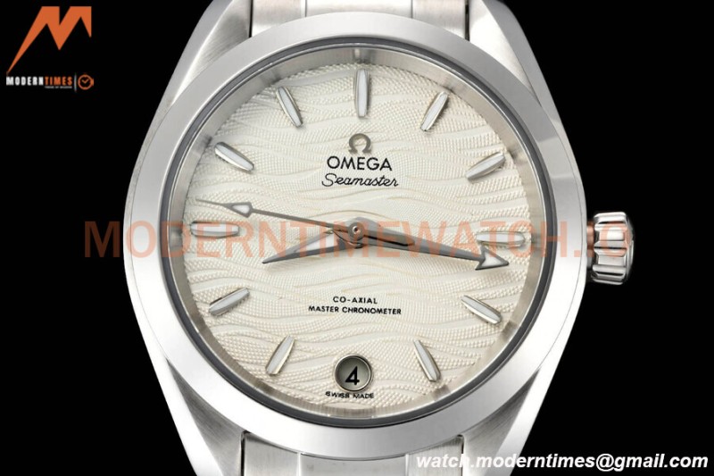 Omega - Seamaster Aqua Terra 150m 34mm Ladies SS/SS White VSF A8800