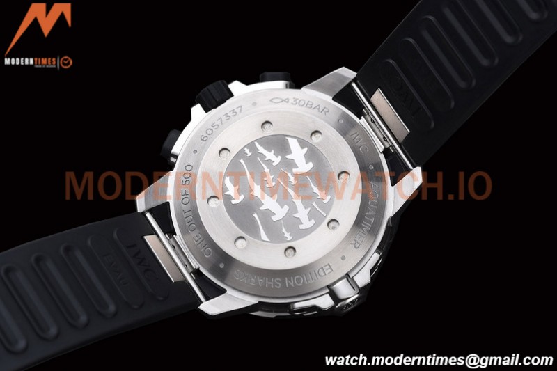 IWC - Aquatimer Chronograph Sharks Edition 44mm SS/RU Grey V6F A7750