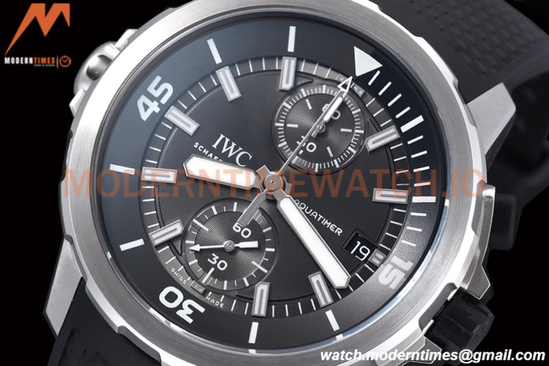 IWC - Aquatimer Chronograph Sharks Edition 44mm SS/RU Grey V6F A7750