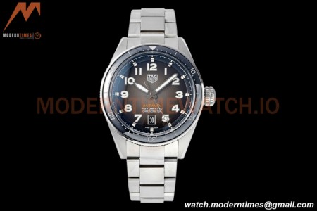 Tag Heuer - Autavia 42mm Automatic SS/SS Black TARF SW200