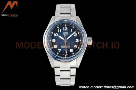 Tag Heuer - Autavia 42mm Automatic SS/SS Blue TARF SW200