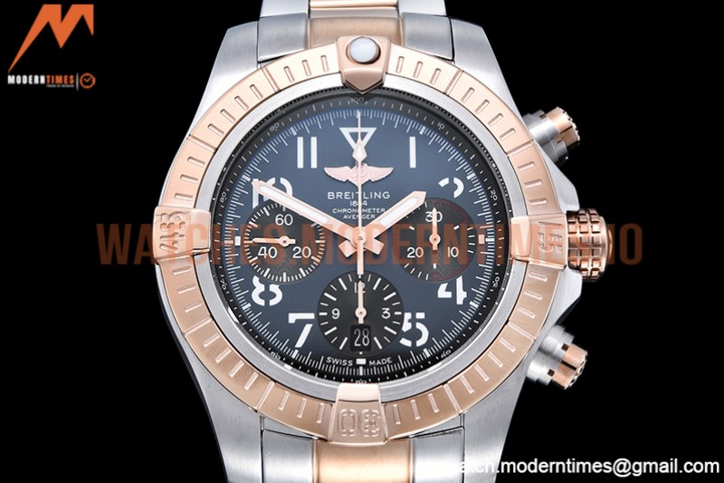 Breitling - Avenger B01 Chrono 45mm RG/SS Grey/Num BLS A7750