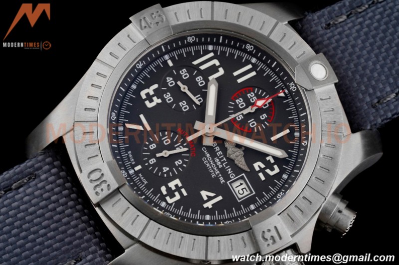 Breitling - Avenger Bandit Chronograph 45mm TI/NY Grey/Num TF A7750