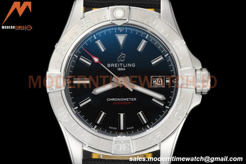 Breitling - Avenger Automatic 42mm SS/NY Black/Stk BLSF A2824