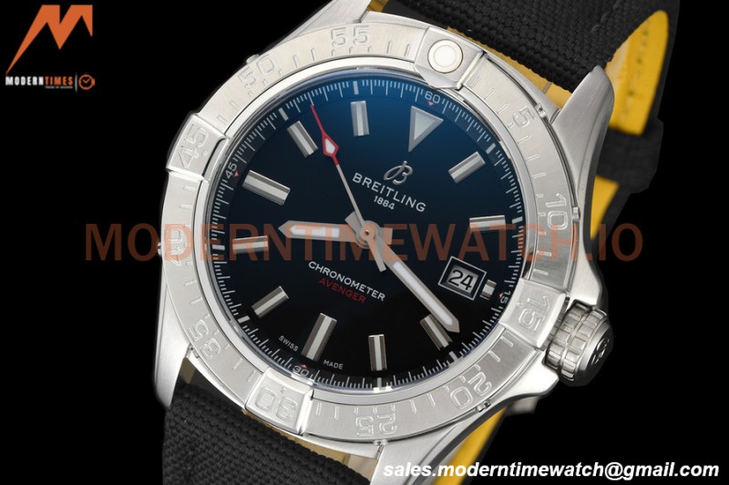 Breitling - Avenger Automatic 42mm SS/NY Black/Stk BLSF A2824