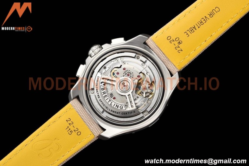 Breitling - Avenger B01 Chrono 44mm SS/NY Beig/Stk BLSF A7750 MOD