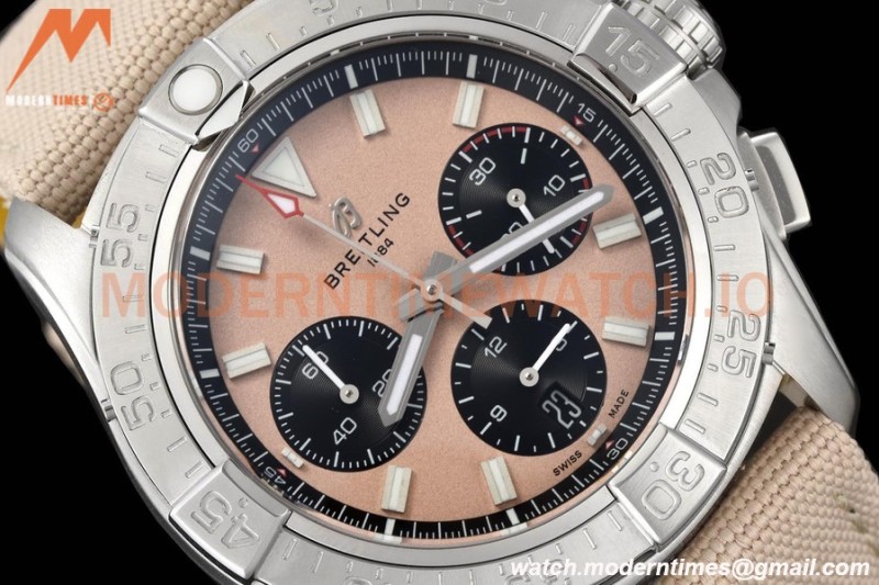 Breitling - Avenger B01 Chrono 44mm SS/NY Beig/Stk BLSF A7750 MOD