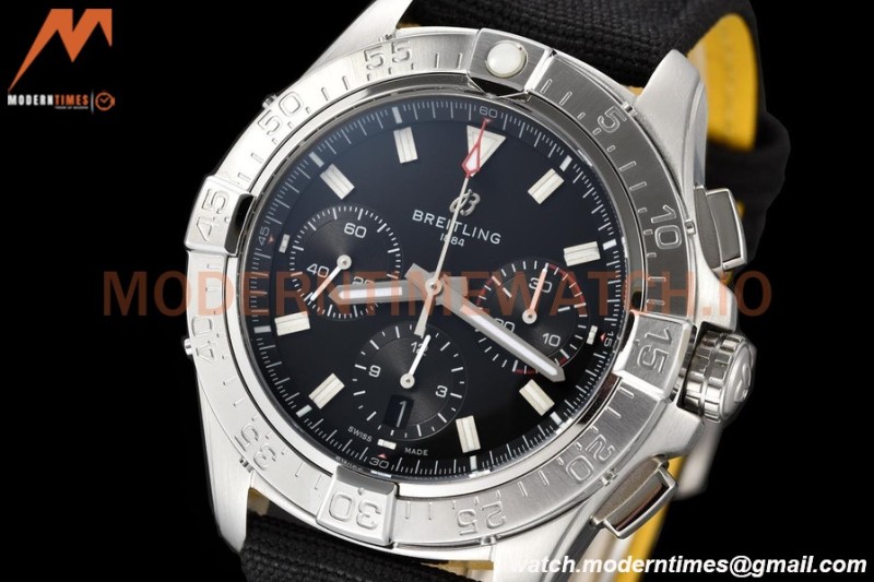 Breitling - Avenger B01 Chrono 44mm SS/NY Blk/Stk BLSF A7750 MOD