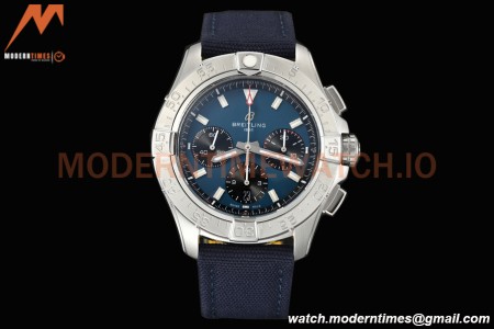Breitling - Avenger B01 Chrono 44mm SS/NY Blu/Stk BLSF A7750 MOD
