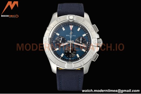 Breitling - Avenger B01 Chrono 44mm SS/NY Blu/Stk BLSF A7750 MOD