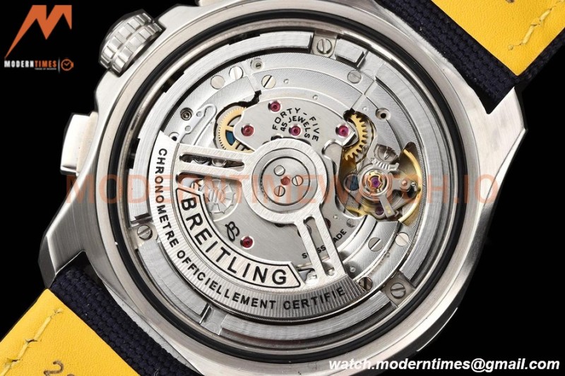 Breitling - Avenger B01 Chrono 44mm SS/NY Blu/Stk BLSF A7750 MOD