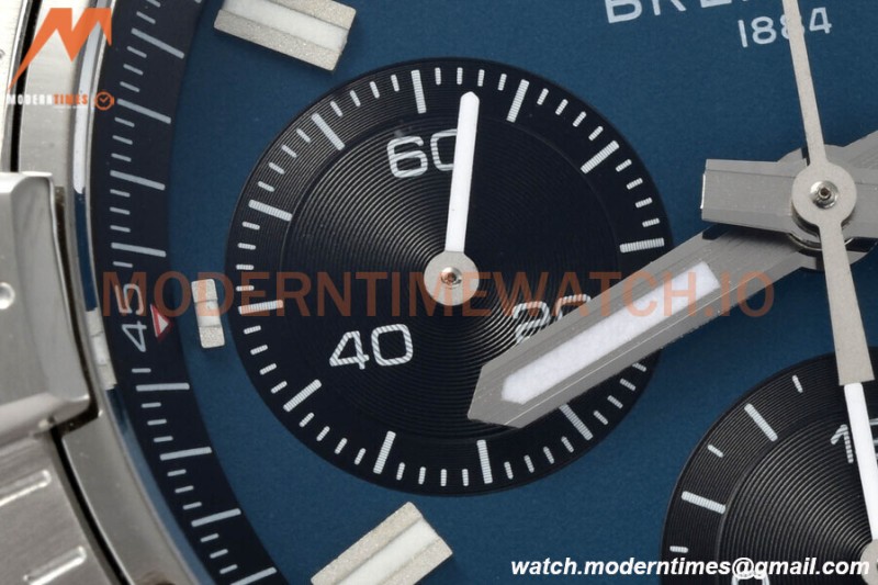 Breitling - Avenger B01 Chrono 44mm SS/NY Blu/Stk BLSF A7750 MOD