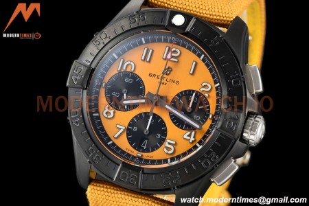 Breitling - Avenger B01 Chrono 44mm Night Mission DLC/NY Yellow/Num BLSF A7750 MOD