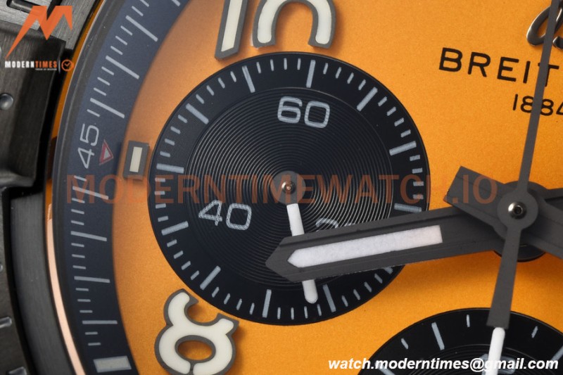 Breitling - Avenger B01 Chrono 44mm Night Mission DLC/NY Yellow/Num BLSF A7750 MOD