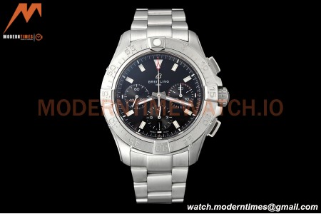 Breitling - Avenger B01 Chrono 44mm SS/SS Blk/Stk BLSF A7750 MOD