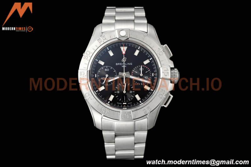Breitling - Avenger B01 Chrono 44mm SS/SS Blk/Stk BLSF A7750 MOD