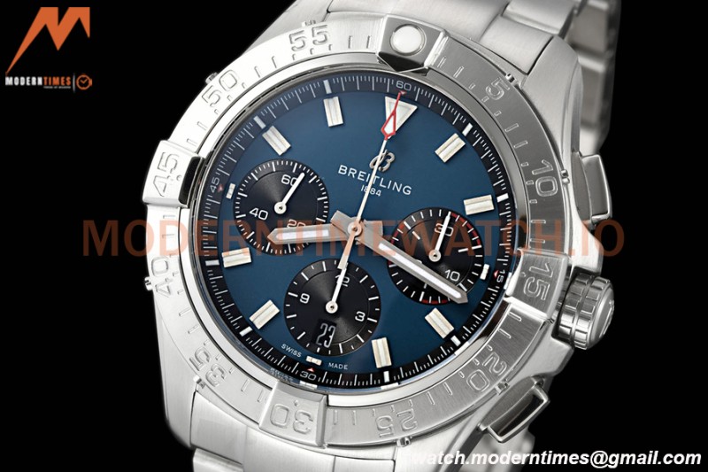 Breitling - Avenger B01 Chrono 44mm SS/SS Blu/Stk BLSF A7750 MOD