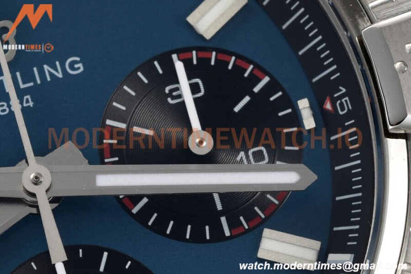 Breitling - Avenger B01 Chrono 44mm SS/SS Blu/Stk BLSF A7750 MOD
