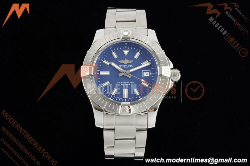 Breitling - Avenger Automatic 43mm SS/SS Blue/Stk TF V2 A2824