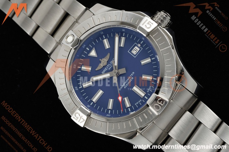 Breitling - Avenger Automatic 43mm SS/SS Blue/Stk TF V2 A2824